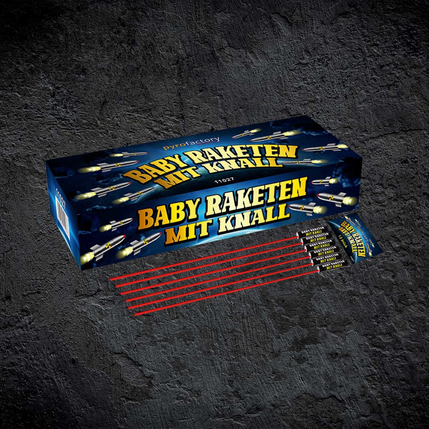Babyraketen mit Knall